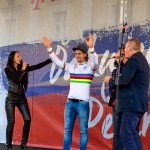 , Žilina búrlivo privítala majstra sveta v cestnej cyklistike Petra Sagana