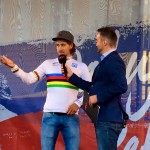 , Žilina búrlivo privítala majstra sveta v cestnej cyklistike Petra Sagana