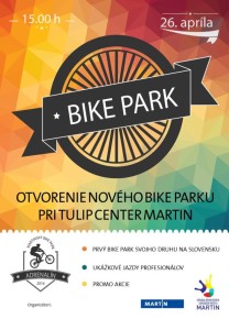 , Otvorenie jedinečného Bike Parku v Martine!