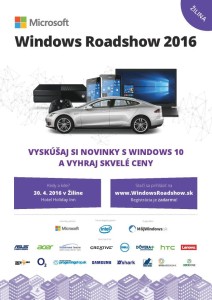 , Microsoft Windows Roadshow 2016 : Prvé stretnutie v Žiline