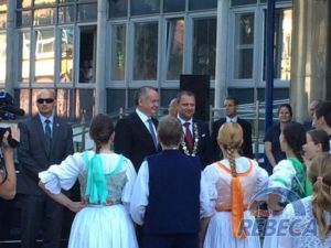 , Prezident Slovenskej republiky Andrej Kiska navštívil mesto Martin
