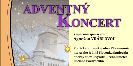 , Adventný koncert: Pavarottiho študentka zaspieva v Budatínskom hrade