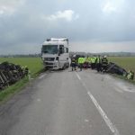 , Nehoda medzi Ležiachovom a Turčianskym Ďurom má dôsledky! Dvaja vodiči ťažko zranení!