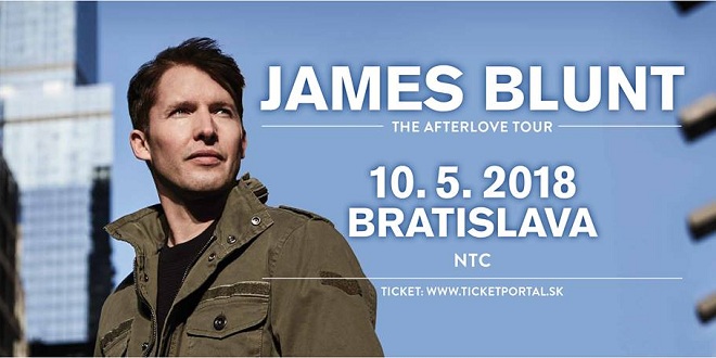 James Blunt, James BLUNT sa vráti do Bratislavy