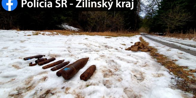 , V katastri obce Likavka bola nájdená munícia z obdobia druhej svetovej vojny
