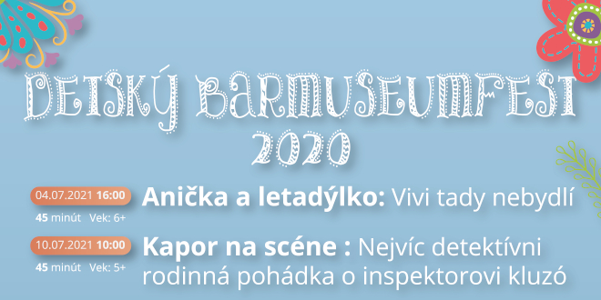 barmuseumfest 2020, Kultúrne centrum Museum organizuje Online detský Barmuseumfest 2020