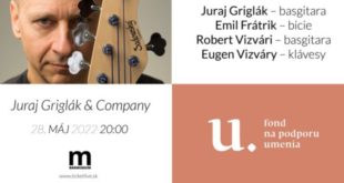 Juraj Griglák, Priaznivci jazzu a basových liniek si prídu na svoje! V Barmuseu vystúpi Juraj Griglák &#038; Company