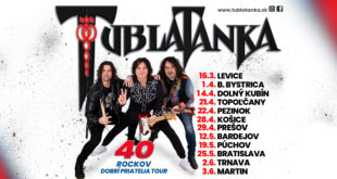turné 40 rockov Tublatanka dobrí priatelia tour