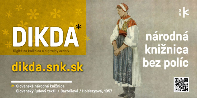 DIKDA, Vitajte v Digitálnej knižnici! SNK spúšťa portál DIKDA &#8211; národná knižnica bez políc