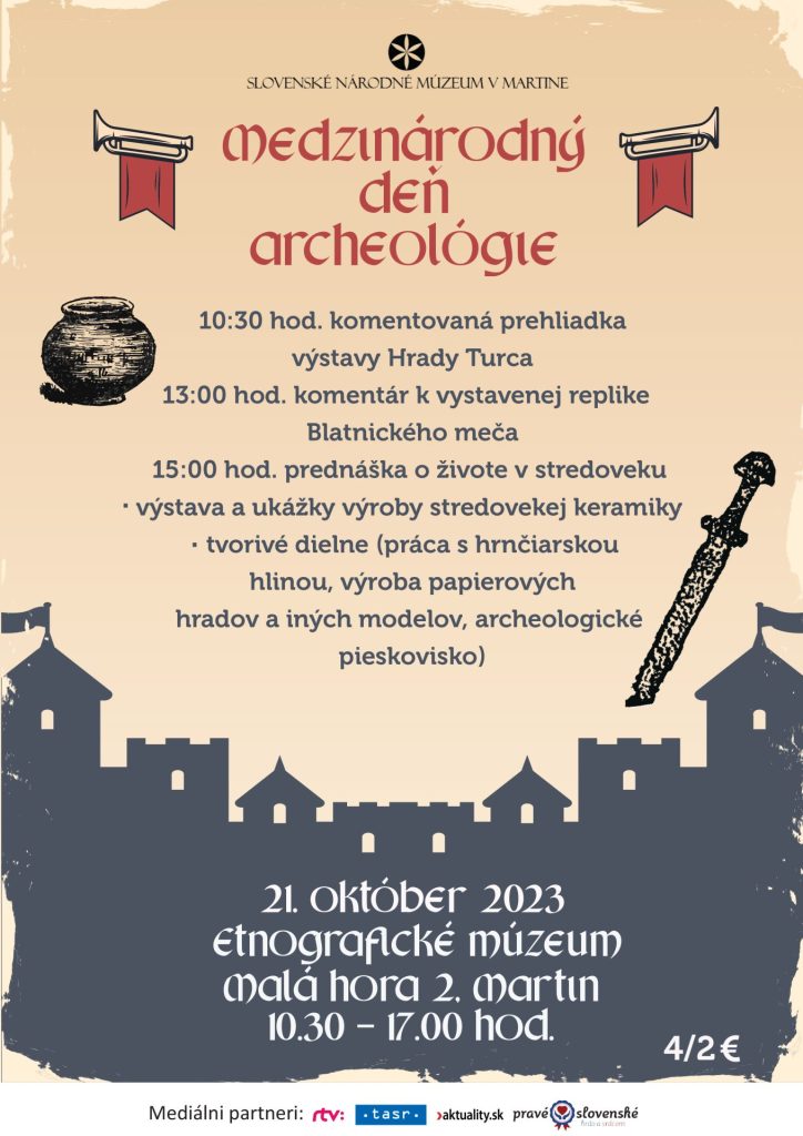 Medzinárodný deň archeológie, Príďte osláviť Medzinárodný deň archeológie do Etnografického múzea