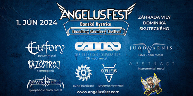 Angelus Fest, Benefičný Angelus Fest predstavil nové miesto konania a kompletnú zostavu kapiel 4. ročníka