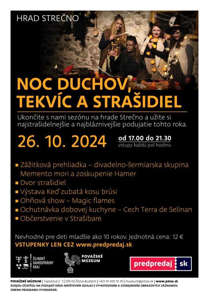 Strečno, Noc duchov, tekvíc a strašidiel na hrade Strečno!