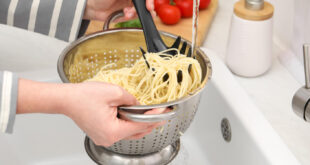 špagety v cedníku
